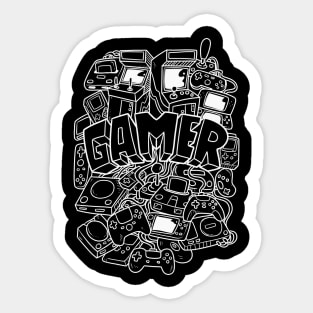 Gaming doodle Sticker